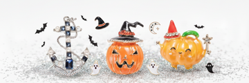 🎃 How to Dress Up This Halloween with Pumpkin Brooches !