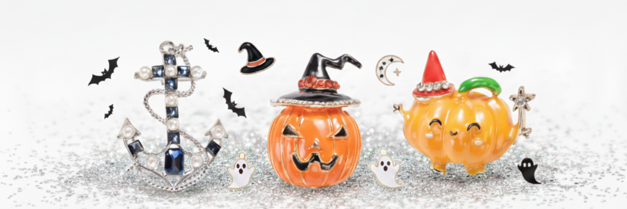 🎃 How to Dress Up This Halloween with Pumpkin Brooches !