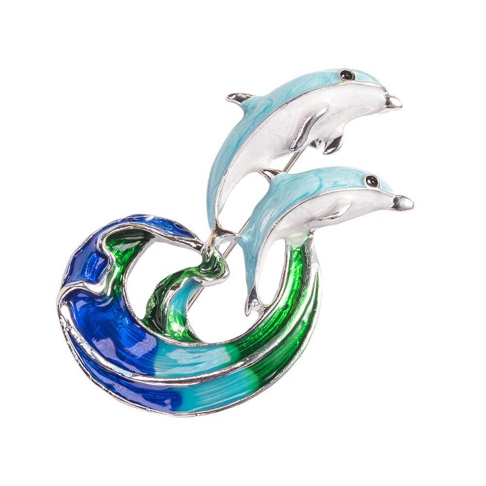 Dolphin Brooch Pin