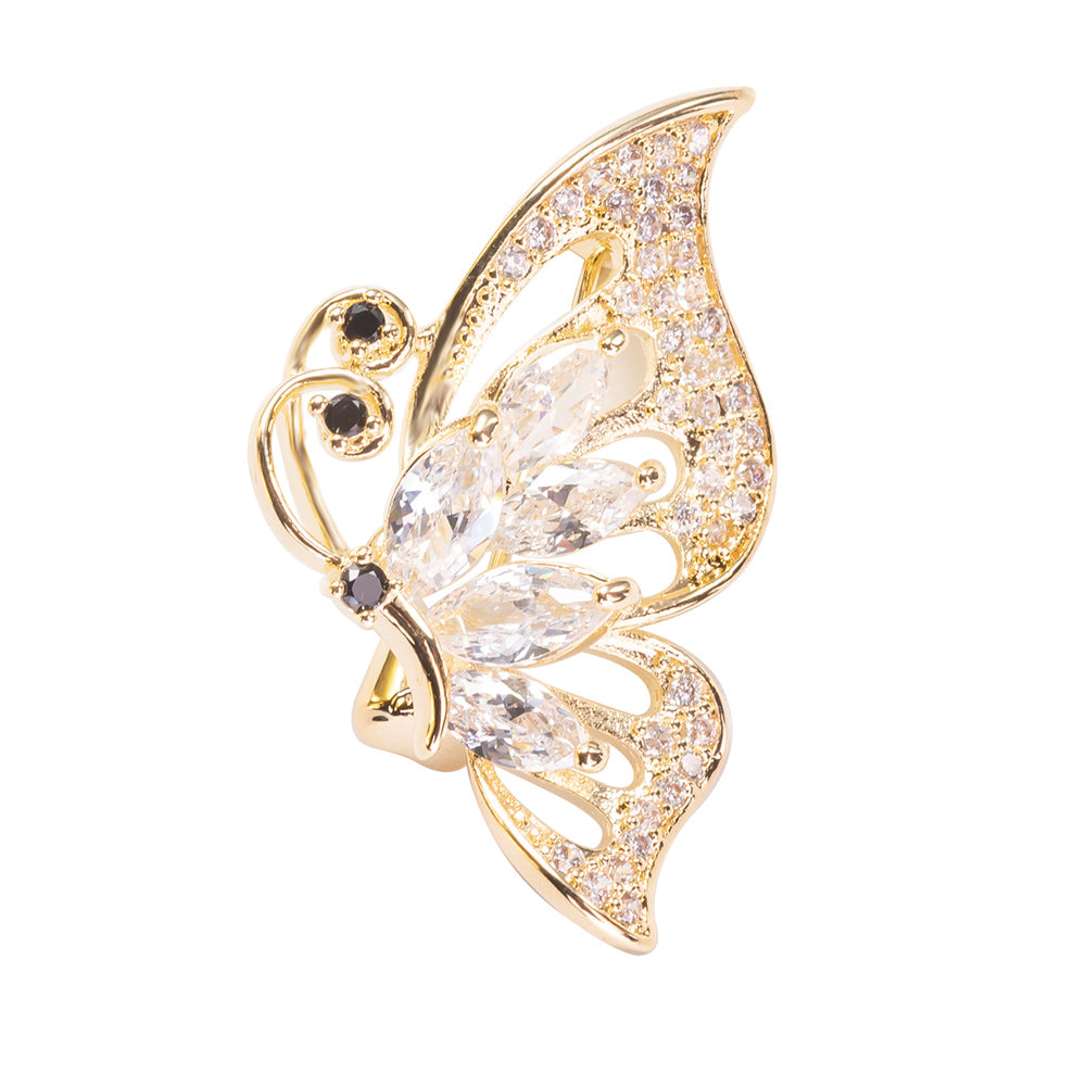 Butterfly Brooch Pin Jewelry with CZ