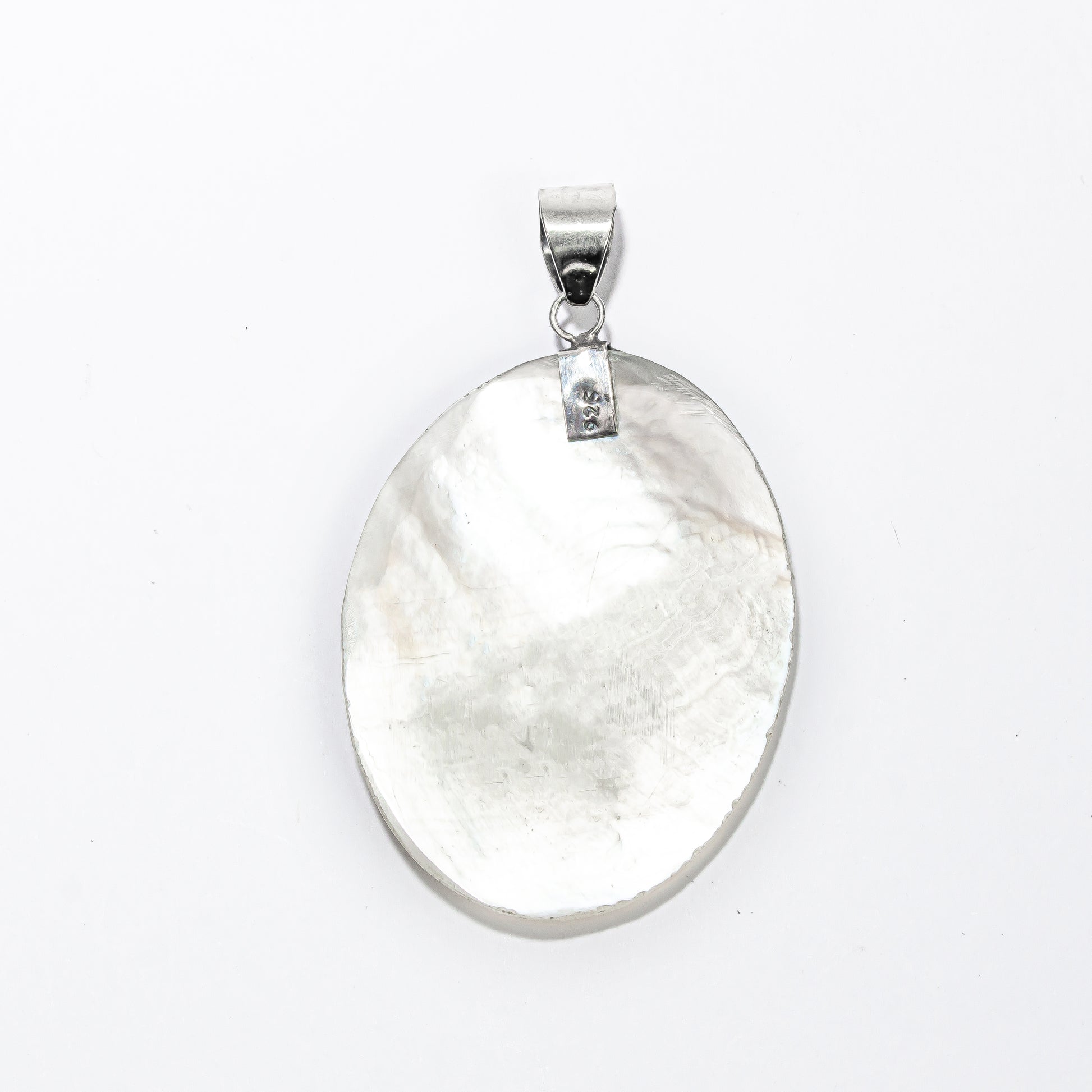 25 Sterling Silver with iridescent Mother of Pearl