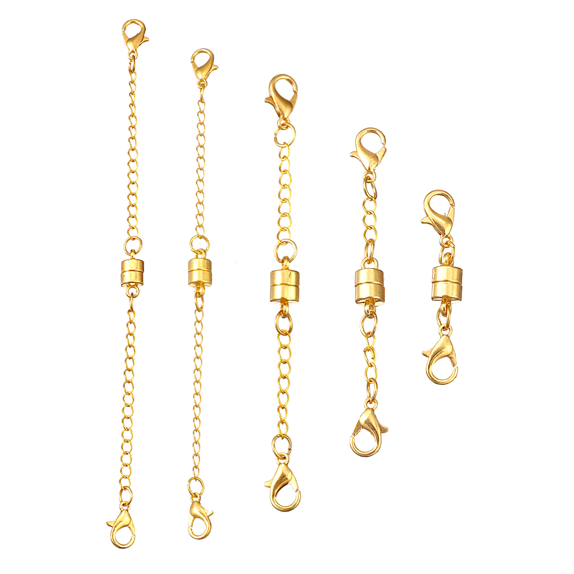 Set of 5 Magnetic Extender in YG plating