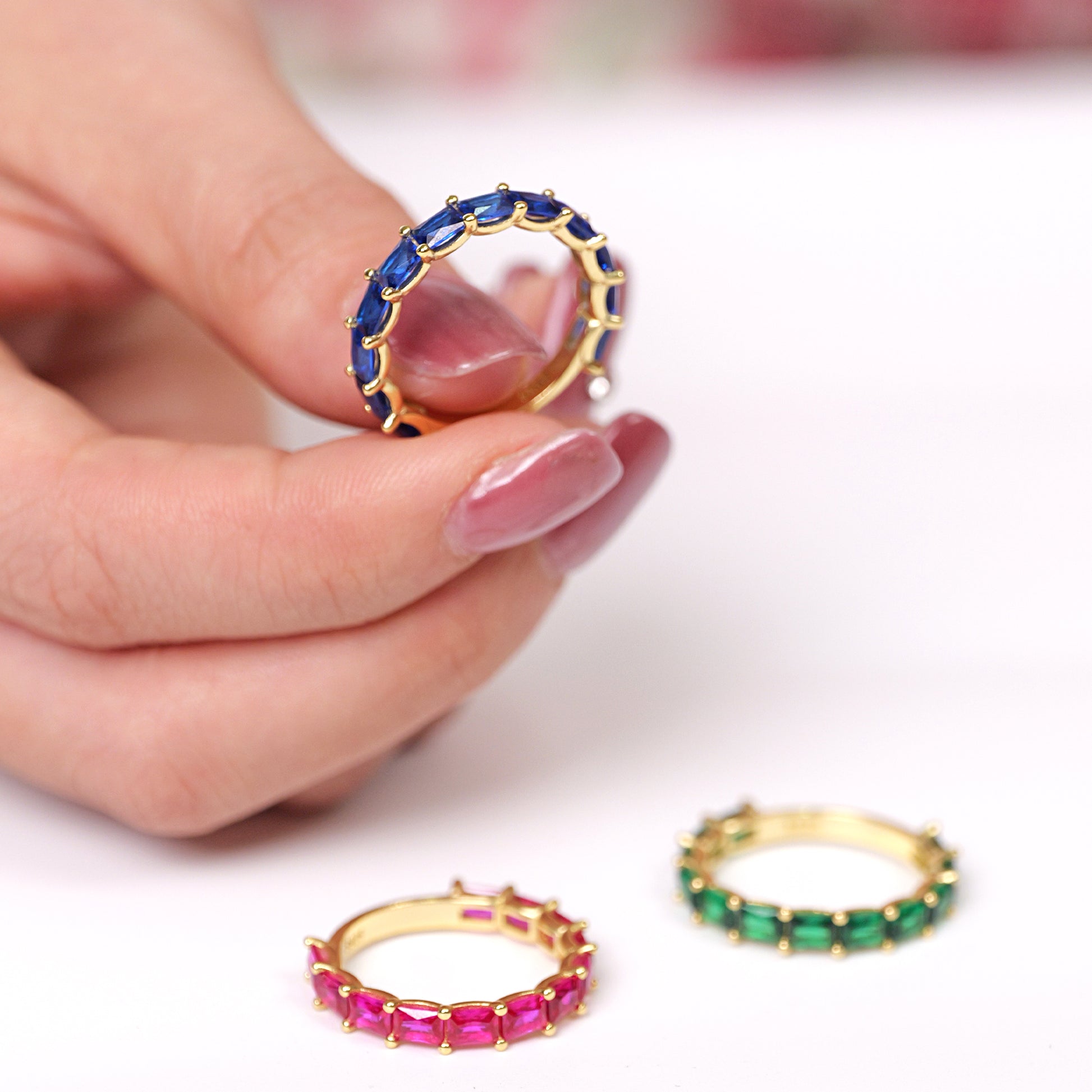 7-Stone Ruby Ring