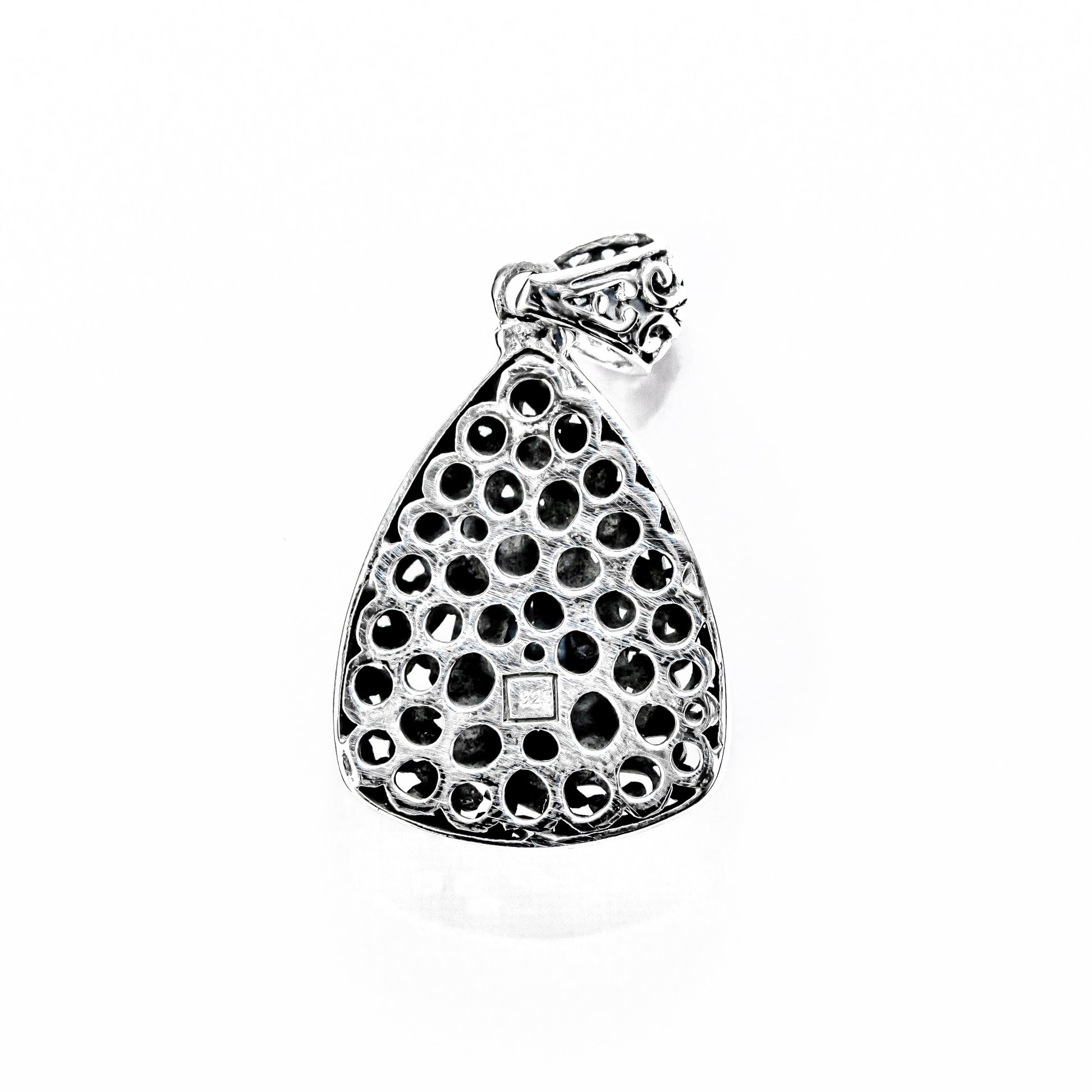 Bali Handmade Blue Topaz Pendant