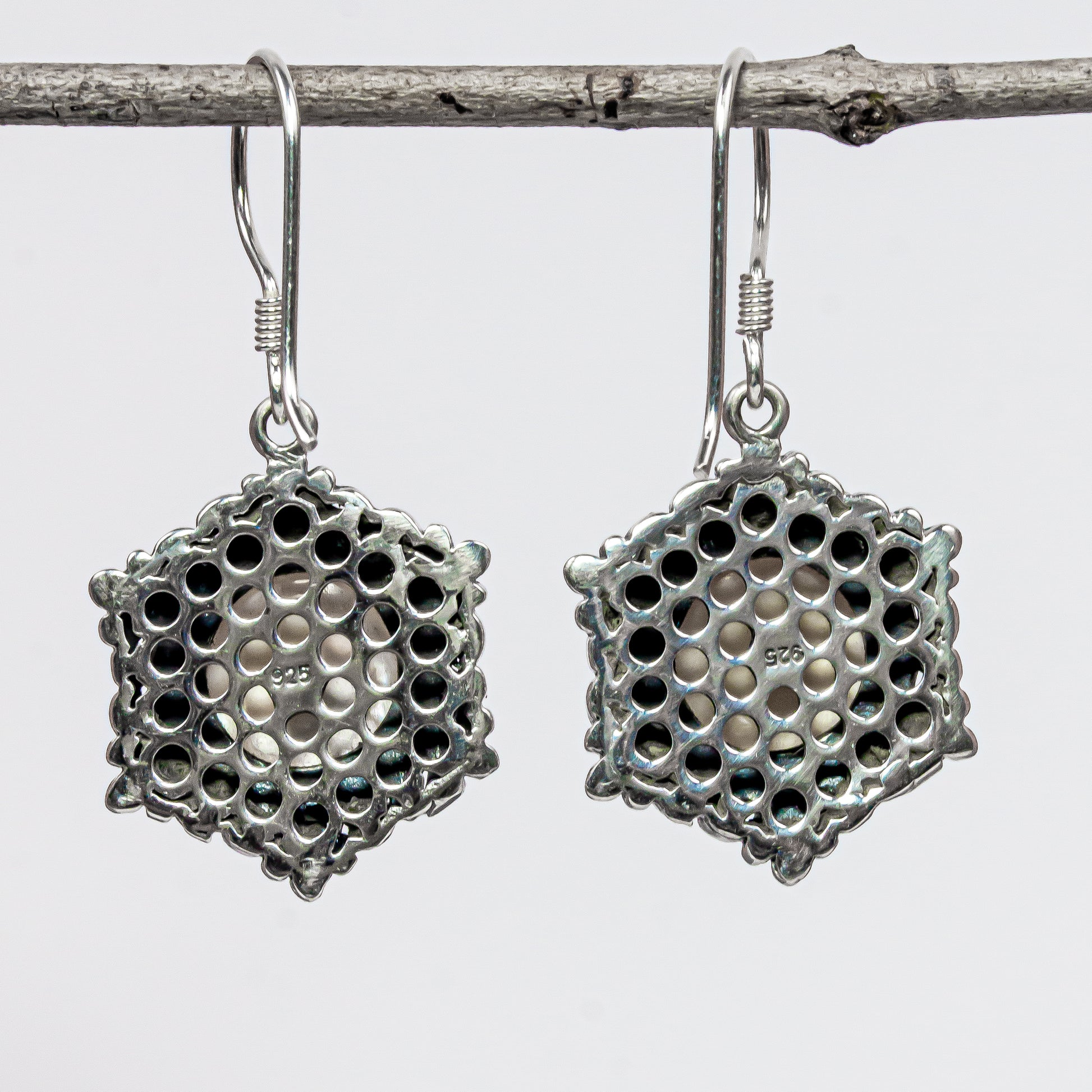 Bali Handmade Mabe Pearl Earrings