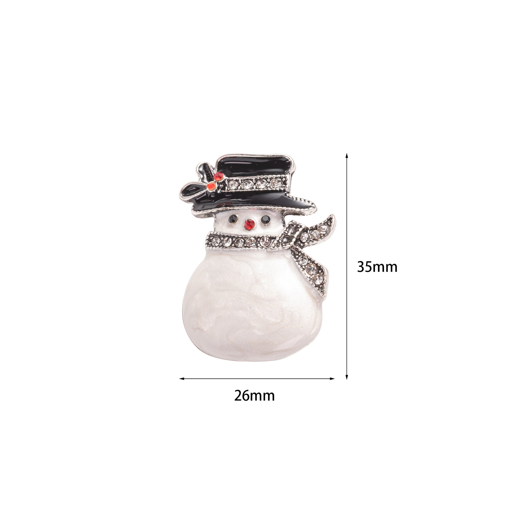 Crystal Christmas Jewelry Brooch Pin