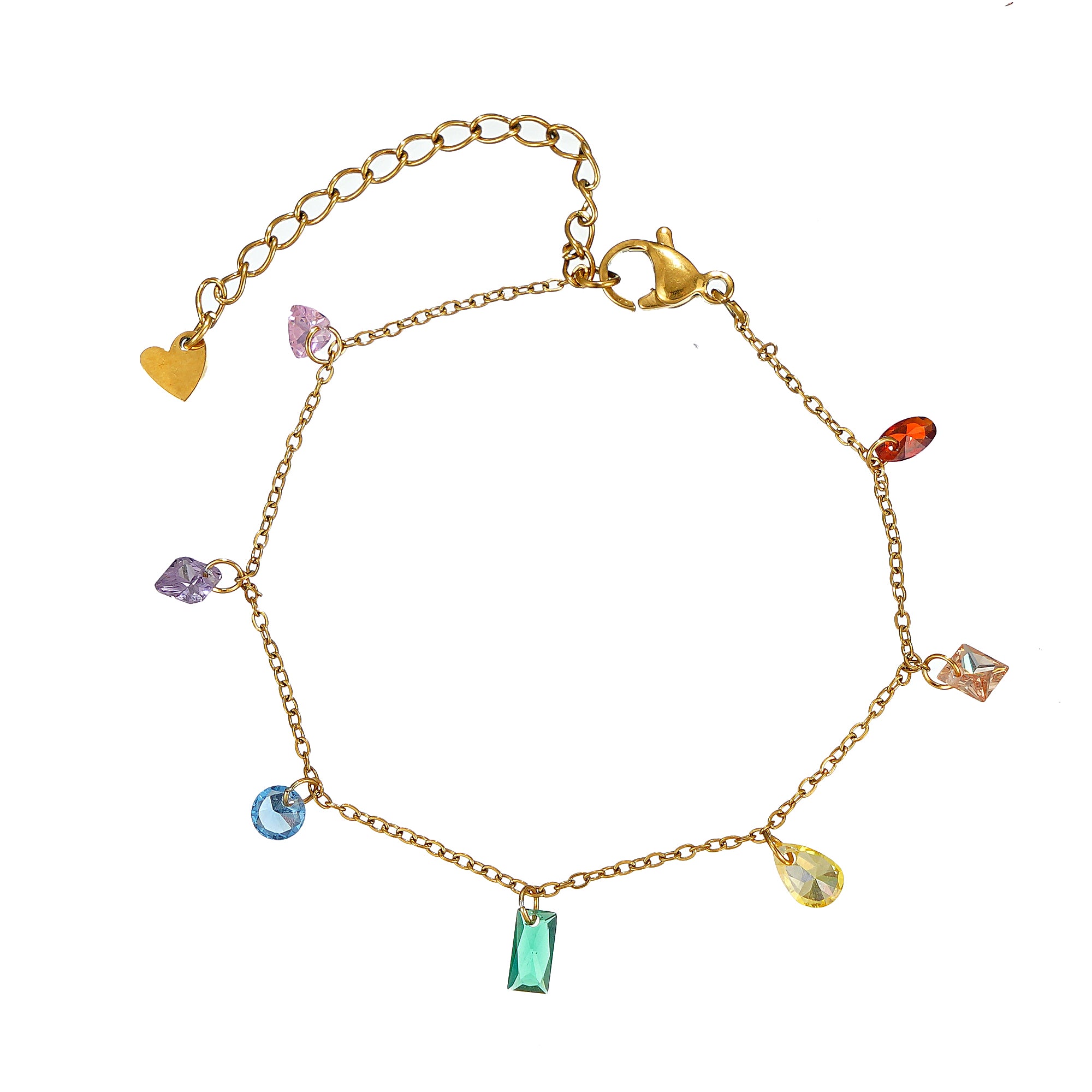 Multi Color Charm Bracelet