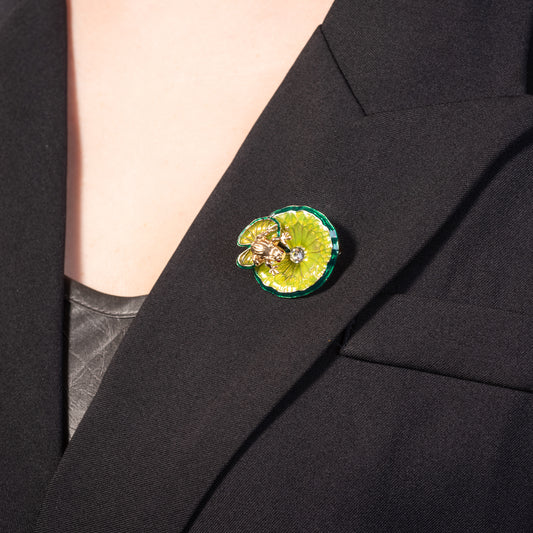 Happy Frog Brooch Pin Jewelry