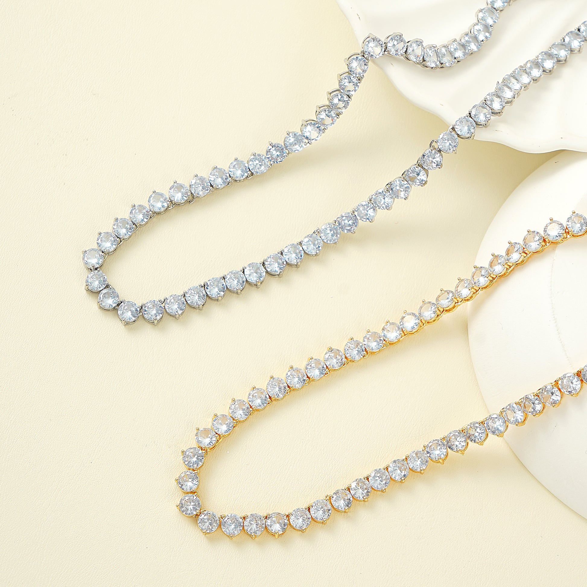 Gold Tennis Necklace