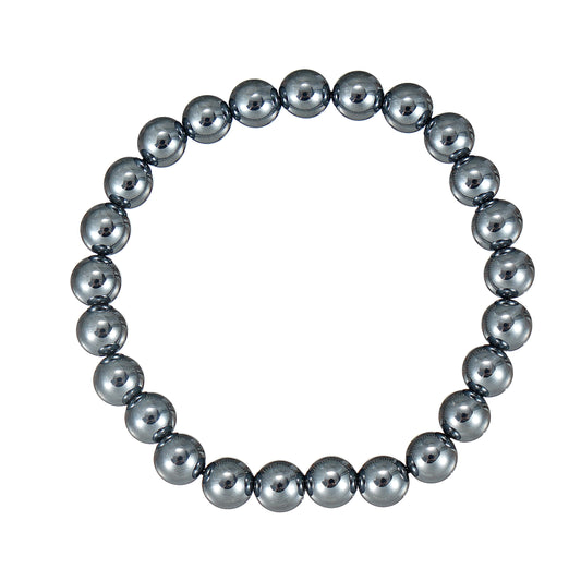 Gray beaded bracelet 