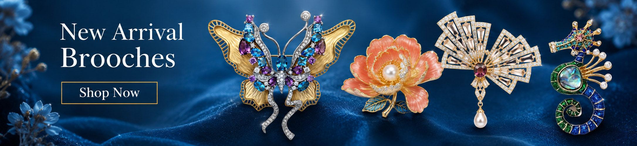New arrival star and vogue brooches perfect for summers