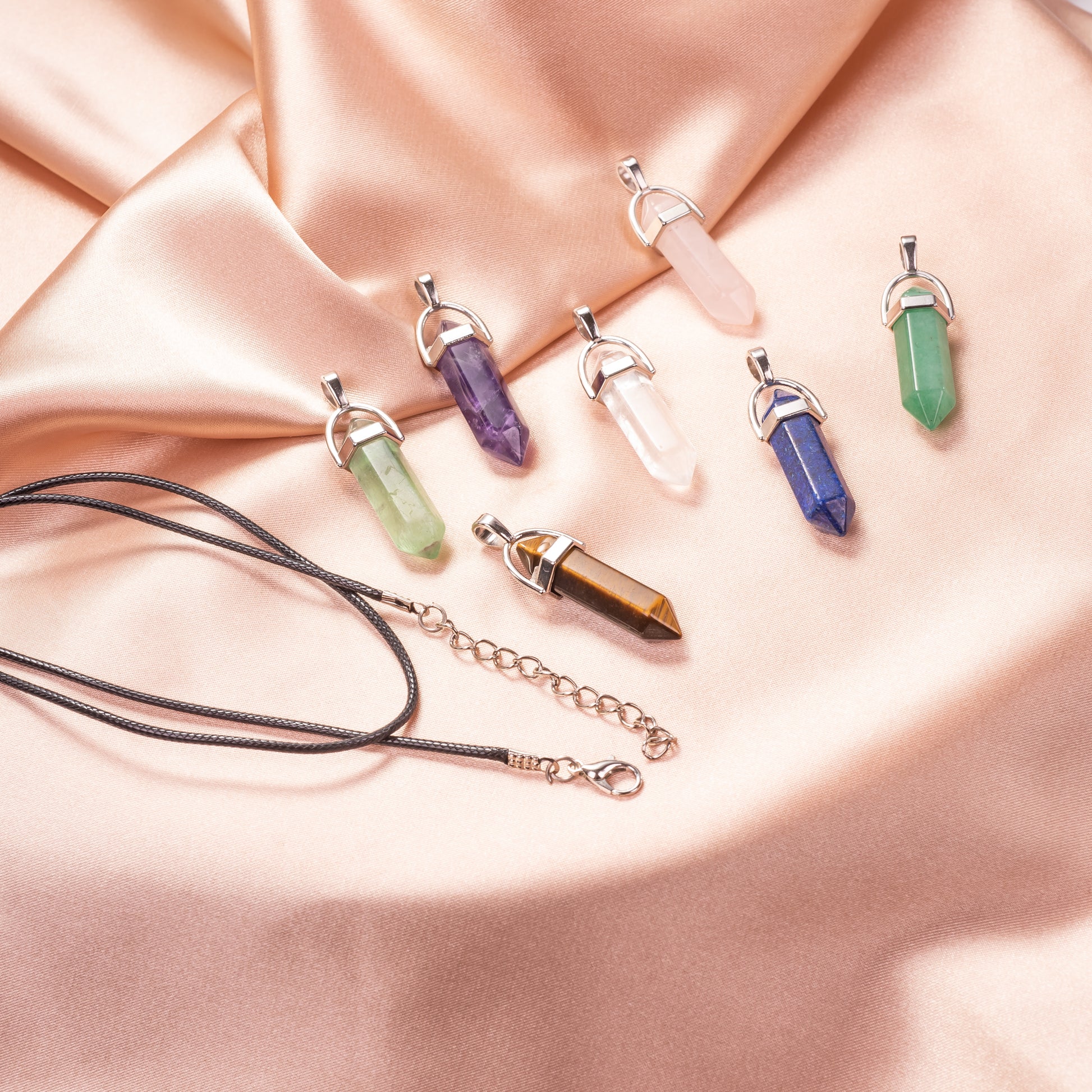 Colorful crystal pendants